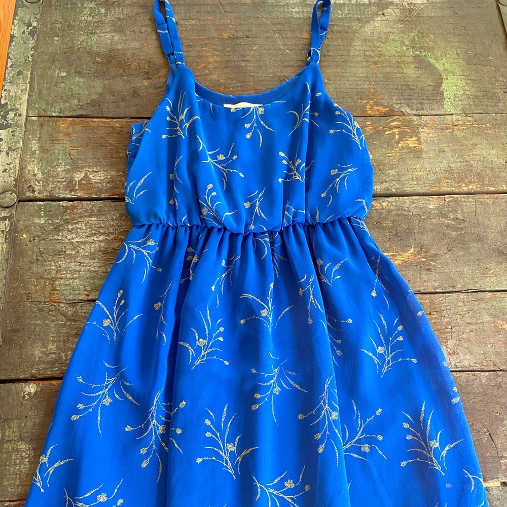 Blue flowy sundress